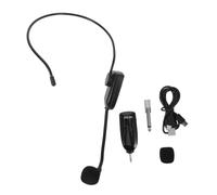 BESPORTBLE Microphone sans Fil Oreillette avec Portée Volume et Mute Adapté Enseignants Conférenciers et Guides Transmission Stable