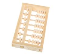 BESPORTBLE Mini Boulier Bois pour Garçon Fille et Adultes Outil Éducatif Montessori pour Mathématiques Accessoire Photo Vintage Décoration Feng Shui de Comptage Bois