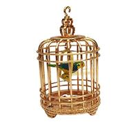 BESPORTBLE Mini Cage à Oiseaux Décorative pour Maison Miniature Accessoire Chic pour Scène De Maison De Poupée Et Décoration De Paysage