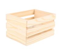 BESPORTBLE Mini Caisse Bois Miniature pour Maison de Poupée Panier à Fruits Décoratif Pin Accessoire Micro Paysage pour Jardin Modèle de Rangement Réaliste