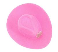 BESPORTBLE Mini Casquette de Cowboy Rose Couronne pour Décoration de Bouteilles Accessoire Fête Far West Bouchon Décoratif pour Vins Fournitures Créatives et Thème Western