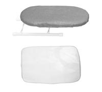 BESPORTBLE Mini Design Compact Table à Repasser en Acier et Plastique Pliante Tapis Isolant Thermique pour Protéger Vêtements pour Maison et Valise de Voyage