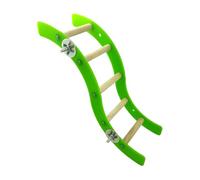 BESPORTBLE Mini Échelle pour Perroquet Échelle pour Oiseau Échelle D'écureuil Jouets pour Oiseaux Échelle De Balançoire Perroquet Accessoires De Cage à Oiseaux Jouets Perroquet en Bois Green