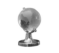 BESPORTBLE Mini Globe Décoratif en Cristal Transparent Ornement Géographique de Table pour Mariage Décoration Élégante et Compacte pour Bureau et Maison Présent de Fête