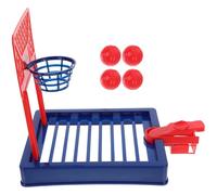 BESPORTBLE Mini Jeu de Basket-Ball pour Garçon et Filles, Mini Panier de Basket de Table Rouge, Jouet Doigts, 4 Balles Incluses, Jeu D’éveil Sportif, Divertissement Bureau et Fête