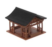BESPORTBLE Mini Pavillon De Style Japonais Décoration De Jardin Miniature Figurine De Pavillon pour Terrariums Bonsaïs Et Micro-paysages