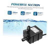 BESPORTBLE Mini Pompe à Eau Submersible USB Silencieuse pour Aquarium Fontaine et Bassin Multi Usage avec Protection la Surchauffe Alimentation USB Compatible Power Bank