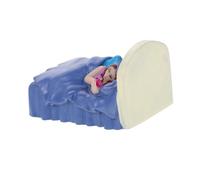 BESPORTBLE Miniature Couple Figurine Bed with Smartphones Resin Model for Dollhouse Decoration for Psychological Therapy and Creative Play Valentine Day