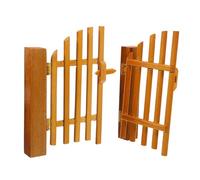BESPORTBLE Miniature Porte de Maison Bois Ouvrante Accessoire Décoratif pour Maison de Poupée Modèle de Porte de Cour Design Réaliste et Interactif pour Maquette
