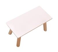 BESPORTBLE Miniature Table Basse Bois Modèle Mini Table à Thé Décor Maison de Poupée Accessoire Résistant pour Décoration Maison Miniature et Jeu