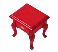 BESPORTBLE Miniature Table de Chevet avec Tiroir Échelle Meuble de Style Campagne Française pour Chambre et Salon de Maison de Poupée