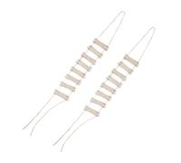 BESPORTBLE Miniature Wooden Fairy Garden Ladder Set Rope Ladder with Steps Dollhouse Accessories for Micro Landscape DIY Crafts Home and Garden Decor