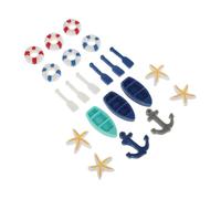 BESPORTBLE Miniatures de Plage Bateau pour Décorations Figurines Réalistes Jardins et Maisons de Poupée Accessoire de Décoration de Chambre