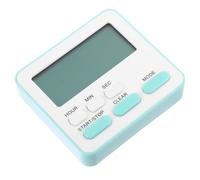 BESPORTBLE Minuterie Numérique Multifonction Silencieuse Verte Compte à Rebours Magnétique Alarme Minuterie Cuisine Compacte pour Bureau Étude et Gestion du Temps Réveil sans Pile