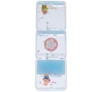 BESPORTBLE Minuteur à Bulles Liquides Décoratif en Acrylique Bleu Liquide Sablier Créatif, Accessoire Apaisant pour Bureau et Décoration de Table la Maison