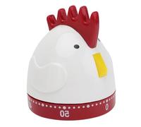 BESPORTBLE Minuteur de Cuisine Mécanique Forme de Poule Rappel Sonore Minuterie sans Pile pour Cuisson Apprentissage et Rappel Visuel