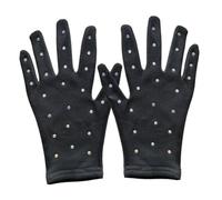 BESPORTBLE Mitaines De Patinage Artistique Ornées De Cristaux pour Scène Et Fête Adaptées pour Filles Et Femmes Mitaines De Performance pour Glace