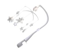 BESPORTBLE Mobile Lit Rotatif Musical avec Étoiles et Anges Suspendu pour Berceau Décoration Chambre Stimulation Visuelle et Motrice Cadeau Naissance