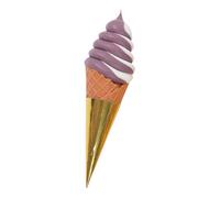 BESPORTBLE Modèle de Glace Cône Simulé PVC Décoratif Réaliste pour Photo et Vitrine Accessoire de Décoration