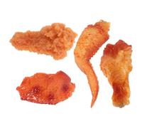 BESPORTBLE Modèle de Poulet Artificiel Réaliste Cuisses et Ailes Orléans pour Décoration Cuisine Vitrine et Photographie