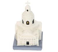 BESPORTBLE Modèle Décoratif de Cathédrale en Résine Synthétique Accessoire Créatif pour Décoration de Table à Sable Ornement Unique pour Bureau et Intérieur Décoration de Table Présent