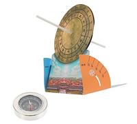 BESPORTBLE Modèle Éducatif Scientifique DIY Horloge Solaire pour Garçon Fille Kit Créatif Enseignement pour Élèves