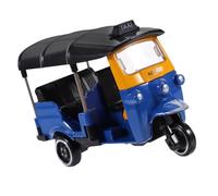 BESPORTBLE Modèle Tricycle Vintage Décoratif Figurine Thaïlandaise Rétro Alliage Bleu pour Ornement Bureau et Maison