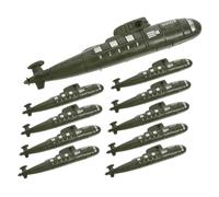 BESPORTBLE Modèles De sous-Marins Militaires Jouets De sous-Marins De Simulation Garçon Et Filles Format 12 Pièces Décor De Bureau Ornement Éducatif Scène Navale
