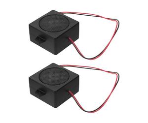 BESPORTBLE Module de mini haut-parleur 5W 4Ohm, lot de 2, format compact en plastique et métal, avec évent bass-reflex, adapté pour enceintes portables et moniteurs TV