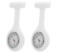 BESPORTBLE Montre Broche Infirmière Silicone avec Cadran Clair Montre à Poche Légère pour Aides-soignantes et Étudiants Accessoire Pratique et Résistant Au Quotidien