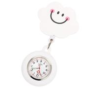 BESPORTBLE Montre de Poche d'infirmière Extensible télescopique Pendaison électronique épingle à nourrice Montre Suspendue des infirmières Outils pour Les Soins Infirmiers Gel de silice Brun
