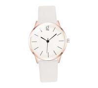 BESPORTBLE Montre Femme Dames Femmes Mode Hello Poignet Acier Inoxydable Blanc