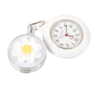 BESPORTBLE Montre Infirmière Rétractable avec Clip Portable Montre de Poche Pratique pour Médecins et Soignants et Facile à Transporter