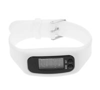 BESPORTBLE Montre Podomètre LED Multifonction avec Compteur de Calories et Affichage Bracelet Connecté Sportif Blanc Adapté Aux Adultes et Garçon Fille