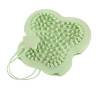 BESPORTBLE Moufles de Bain en Silicone Vert pour Chat et Petit Chien - Brosse de Toilettage Douce Antidérapante, Peigne de Massage pour Enlever Poils Morts, Nettoyage Quotidien, Taille