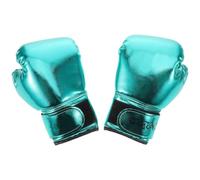 BESPORTBLE Moufles de Boxe Garçon et Filles Argenté, Sparring, Karaté, | Mousse Souple, Cuir Pu, Faciles à Enfiler, Finition Chic, pour Jeunes Sportifs, Entraînement Sûr