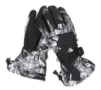 BESPORTBLE Moufles de Ski Hiver Imperméables et Coupe-Vent Doublure Polaire Chaude Antidérapants Tactiles Taille M Multi-Usages pour Cyclisme et Équitation en Extérieur