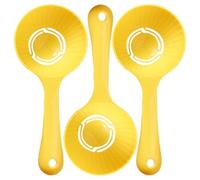 BESPORTBLE Moule à Boulettes de Riz Semi-Circulaire Jaune en Polypropylène 3 Pièces pour Usage Domestique et Fabrication de Boulettes de Riz