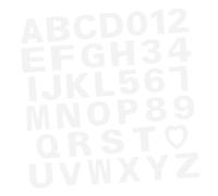 BESPORTBLE Moule à Gâteau En 37 Pièces - Gabarits A-Z Et 0 9 Pour Letter Cake Formats A4 Et Grand Format Pochoirs En Plastique Pour Décoration De Gâteaux D'Anniversaire Et De Mariage Idéal