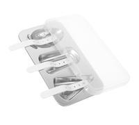 BESPORTBLE Moule À Glace Inox, Moule Esquimaux Bâtonnet Glace Maison | Bac À Glaçons Inoxydable Avec Couvercle, Kit Sorbet Et Bâtonnet Glacé Pour Cuisine Enfant