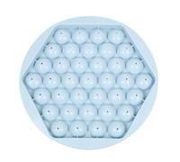 BESPORTBLE Moule à Glaçons Sphériques en Plastique Souple Bac à Glaçons Rond pour Réfrigérateur Anti-Odeurs Résistant au Froid Maison et Bar Couleur Aléatoire Aléatoire