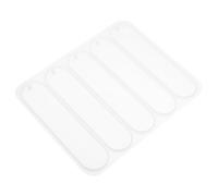 BESPORTBLE Moule Silicone pour Marque-Pages Vierges, Blanc, Souple