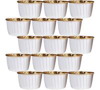 BESPORTBLE Moules à Muffins Résistants à Haute Température, Lot de 50 Caissettes à Mini-Cupcakes en Papier Jetable, pour Food Trucks et Bars à Glaces