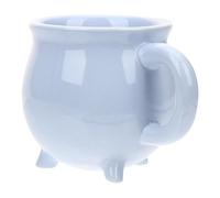 BESPORTBLE Mug en Céramique de Chaudron Bleu Brillant - Tasse à Café 3d Originale pour Boissons Chaudes - Mug Décoratif pour Maison, Bureau et Fêtes - Contenance Unique, Usage Polyvalent