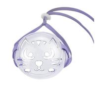 BESPORTBLE Muselière Panier pour Chat Réglable Taille M, Anti-Morsure en Matériau Solide, Confortable, Accessoire Santé pour Toilettage et Promenade de Chats