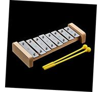 BESPORTBLE Musical Garçon Fille Notes Xylophone Bois Éducatif Portable avec Baguettes pour Développement et Initiation Musicale
