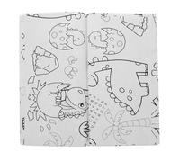 BESPORTBLE Nappe à Colorier Dinosaure Géante 137 X 274 CM Nappe Jetable pour Fête d'anniversaire Garçon et Filles Décoration Créative Motifs Dinosaures pour Activités Artistiques et