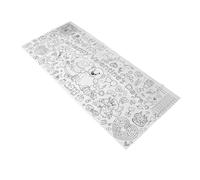 BESPORTBLE Nappe Géante à Colorier pour Garçon Fille Papier Épais Bannière Valentine S Day pour Fête Activité Créative DIY Nappe Résistante pour Table de Classe ou Maison