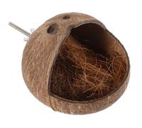 BESPORTBLE Nichoir Coquille De Noix De pour Oiseaux Maison De Perroquet Suspendue Lit De Volaille Accessoire pour Oiseaux
