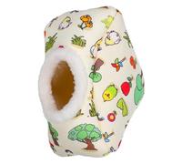 BESPORTBLE Nid-lit pour Oiseaux Cabane Douillette pour Perroquets Hamac Suspendu pour Perruches Nichoir Confortable pour Canaris Lit Peluche pour Cage Abri Sécurisé pour Petits Animaux